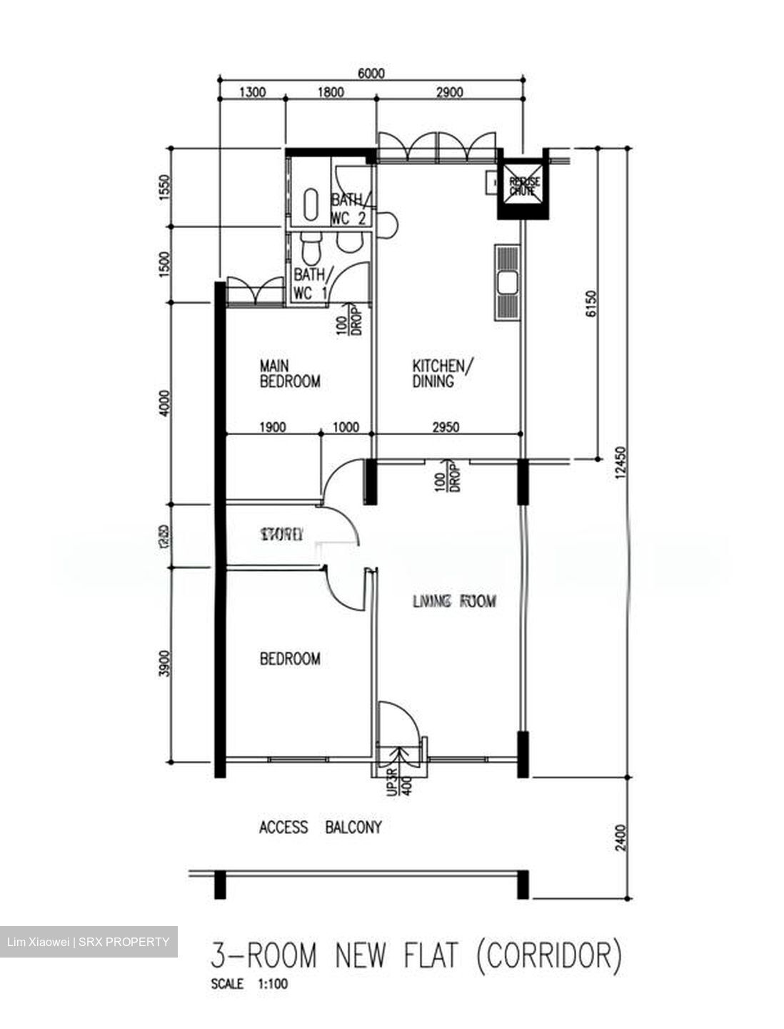 Blk 330 Clementi Avenue 2 (Clementi), HDB 3 Rooms #521552561